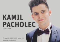 Plakat: Recital chopinowski - Kamil Pacholec