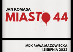 Plakat: Sierpniowe Kino Konesera - Miasto 44