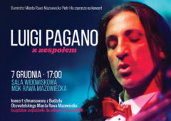 Plakat: Luigi Pagano zaśpiewa włoskie przeboje