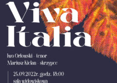 Plakat: Rawskie Dni Muzyki Klasycznej Viva Italia